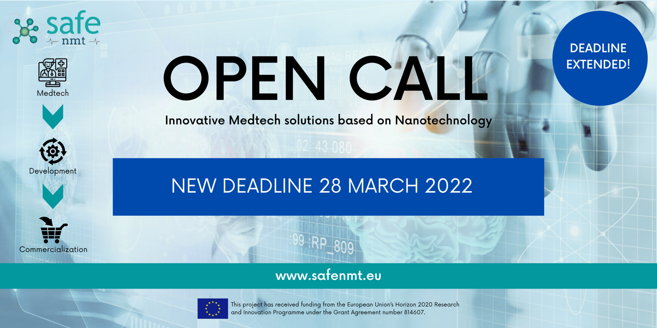 Lee más sobre el artículo Open Call – Innovative medtech solutions based on Nanotechnology